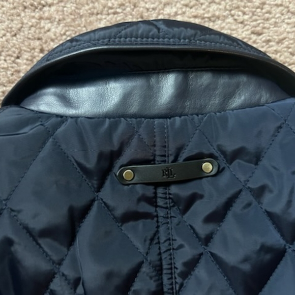 NWT LADIES LAUREN RALPH LAUREN M JACKET DK BLUE - Picture 3 of 7